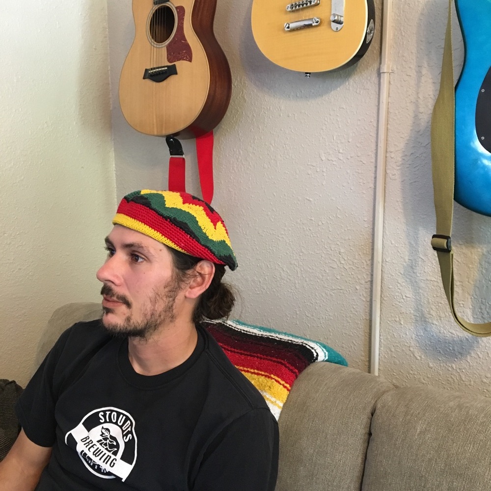 Macrame Rasta Beret - Picture 4 of 4